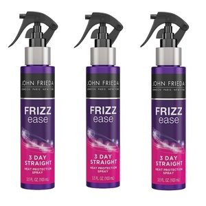❗️FINAL❗️ 🆕 BUNDLE of 3 JOHN FRIEDA 3 Day Straight Heat Protection Spray
